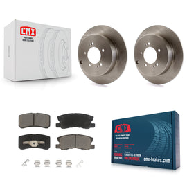 Rear Disc Brake Rotors And Ceramic Pads Kit For Mitsubishi Lancer Outlander