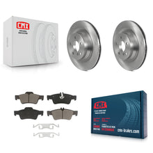 Load image into Gallery viewer, Rear Disc Brake Rotors And Ceramic Pads Kit For Mercedes-Benz CLS550 E550