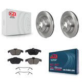 Rear Disc Brake Rotors And Ceramic Pads Kit For Mercedes-Benz E550