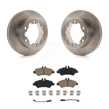 Charger l&#39;image dans la galerie, Rear Disc Brake Rotors And Ceramic Pads Kit For Mercedes-Benz Sprinter 3500