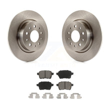 Charger l&#39;image dans la galerie, Rear Disc Brake Rotors And Ceramic Pads Kit For 2014-2020 Fiat 500L