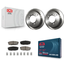 Load image into Gallery viewer, Rear Disc Brake Rotor Ceramic Pad Kit For Toyota Tundra Sequoia Lexus LX570 Land