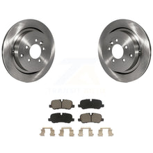 Charger l&#39;image dans la galerie, Rear Disc Brake Rotors And Ceramic Pads Kit For Land Rover Range Sport LR4 LR3