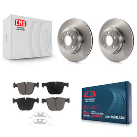 Rear Disc Brake Rotors And Ceramic Pads Kit For BMW X5 X6