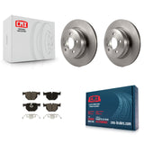 Rear Disc Brake Rotors And Ceramic Pads Kit For BMW X5 X6