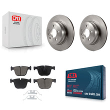 Load image into Gallery viewer, [Rear] 2009 BMW X6 xDrive35i From 10 08 Premium OE Brake Rotors &amp; Ceramic Pads Kit For Max Braking
