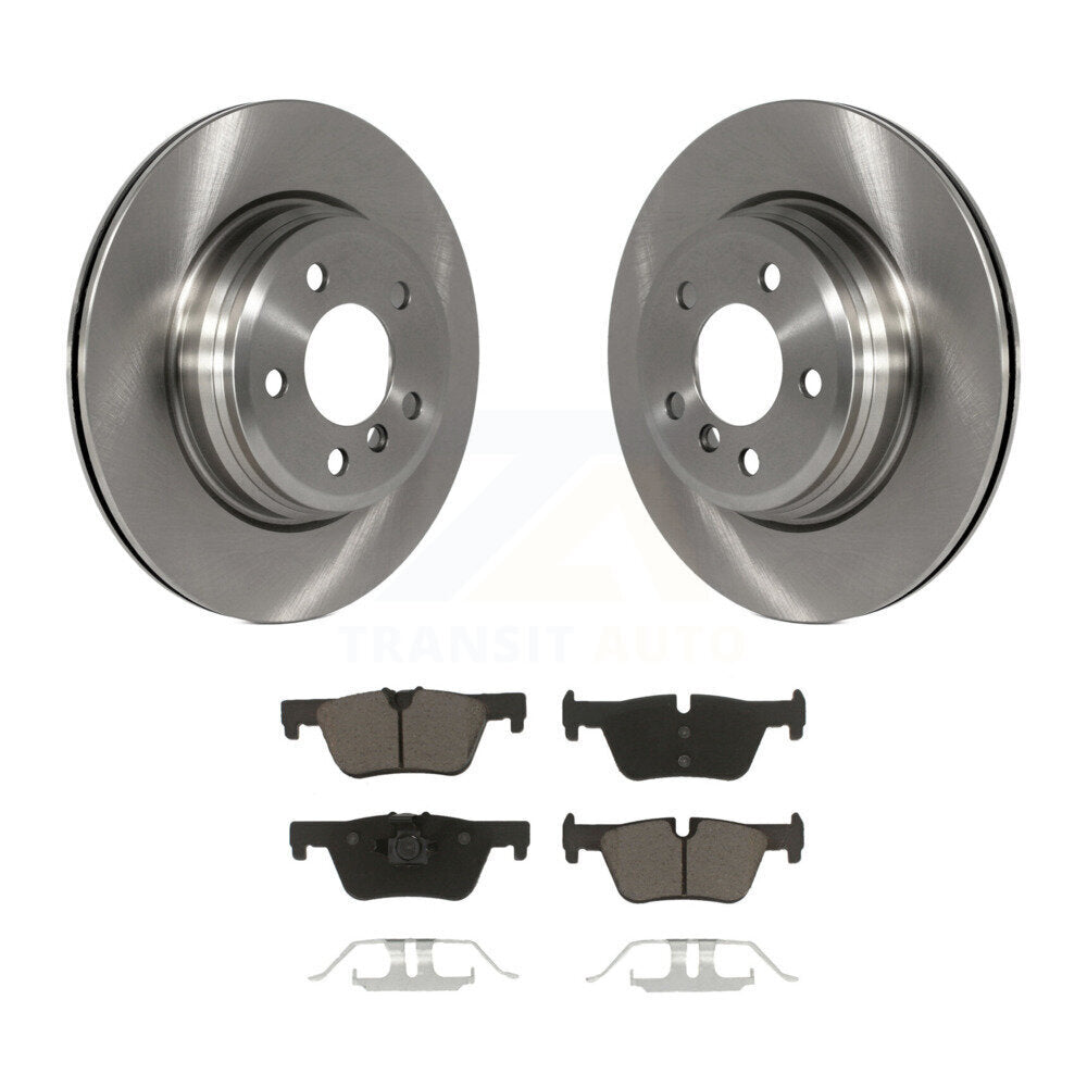 Rear Disc Brake Rotors And Ceramic Pads Kit For BMW 328i xDrive