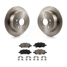 Charger l&#39;image dans la galerie, Rear Disc Brake Rotors And Ceramic Pads Kit For 2009-2016 Toyota Venza