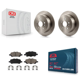 [Rear] 2009-2016 Toyota Venza Premium OE Brake Rotors & Ceramic Pads Kit For Max Braking