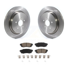 Charger l&#39;image dans la galerie, Rear Disc Brake Rotors And Ceramic Pad Kit For Lexus RX350 RX450h RX350L RX450hL