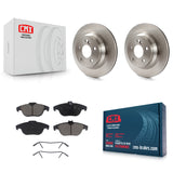 Rear Disc Brake Rotors And Ceramic Pads Kit For Mercedes-Benz GLK350 E350 GLK250