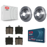 Rear Brake Rotors Ceramic Pad Kit For Mercedes-Benz C230 C240 Chrysler Crossfire