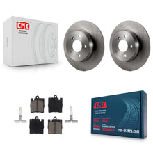 Load image into Gallery viewer, Rear Brake Rotors Ceramic Pad Kit For Mercedes-Benz E320 C230 C240 CLK320 CLK350