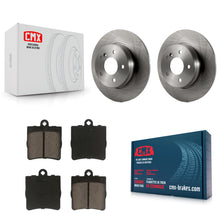 Load image into Gallery viewer, Rear Brake Rotor And Ceramic Pad Kit For Mercedes-Benz SLK280 With Sport Package
