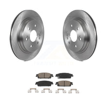 Load image into Gallery viewer, Rear Disc Brake Rotor Ceramic Pad Kit For Chevrolet Silverado 1500 LD GMC Sierra