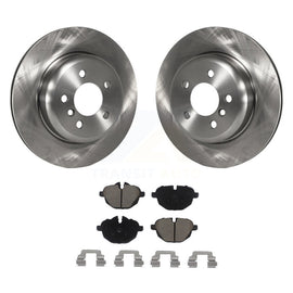 Rear Brake Rotors & Ceramic Pad Kit For BMW 528i 535i xDrive 535d ActiveHybrid 5