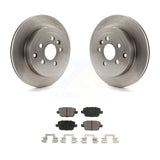 [Rear] 2008-2011 Land Rover LR2 Premium OE Brake Rotors & Ceramic Pads Kit For Max Braking
