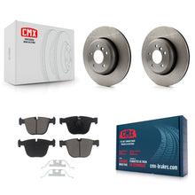 Load image into Gallery viewer, Rear Disc Brake Rotors And Ceramic Pads Kit For BMW 650i 535i 550i 645Ci 545i