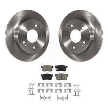 Charger l&#39;image dans la galerie, Rear Disc Brake Rotors And Ceramic Pads Kit For 1997-2001 Honda Prelude