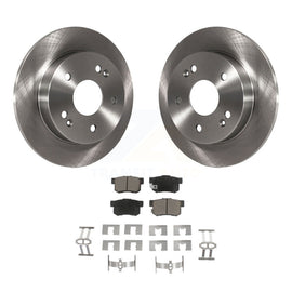 [Rear] 1997-2001 Honda Prelude Premium OE Brake Rotors & Ceramic Pads Kit For Max Braking
