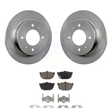 Charger l&#39;image dans la galerie, Rear Disc Brake Rotors And Ceramic Pads Kit For Hyundai Elantra Tiburon