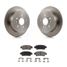 Charger l&#39;image dans la galerie, Rear Disc Brake Rotors And Ceramic Pads Kit For 2004-2010 Toyota Sienna