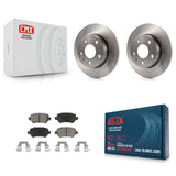 [Rear] 2008-2009 Saturn Astra Premium OE Brake Rotors & Ceramic Pads Kit For Max Braking
