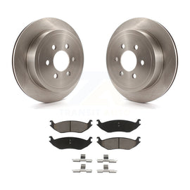 [Rear] 2003 Dodge Durango Premium OE Brake Rotors & Ceramic Pads Kit For Max Braking