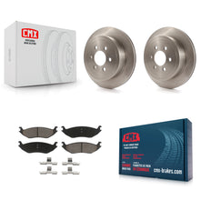 Charger l'image dans la galerie, [Rear] 2003 Dodge Durango Premium OE Brake Rotors &amp; Ceramic Pads Kit For Max Braking