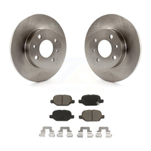 Load image into Gallery viewer, Rear Disc Brake Rotors And Ceramic Pads Kit For Fiat 500