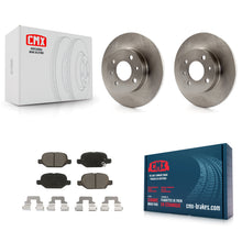 Load image into Gallery viewer, Rear Disc Brake Rotors And Ceramic Pads Kit For Fiat 500