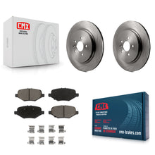 Load image into Gallery viewer, Rear Brake Rotors Ceramic Pad Kit For Ford Explorer Taurus Flex Police Sedan MKT
