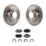 Rear Disc Brake Rotors And Ceramic Pads Kit For Mini Cooper Countryman Paceman