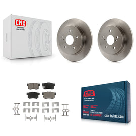 Rear Disc Brake Rotors And Ceramic Pads Kit For 2010-2013 Suzuki Kizashi