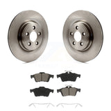 Rear Brake Rotors Ceramic Pad Kit For Jaguar XF XJ XK Vanden Plas XKR S-Type XJR