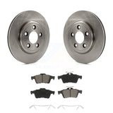 Rear Disc Brake Rotors And Ceramic Pads Kit For Jaguar Vanden Plas XJ8