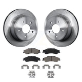 Rear Brake Rotor Ceramic Pad Kit For Chevrolet GMC Blazer S10 Jimmy Sonoma Isuzu