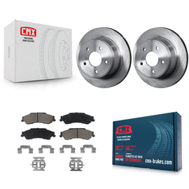 Rear Brake Rotor Ceramic Pad Kit For Chevrolet GMC Blazer S10 Jimmy Sonoma Isuzu