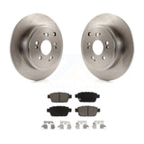 Rear Disc Brake Rotors And Ceramic Pads Kit For 2006-2014 Honda Ridgeline