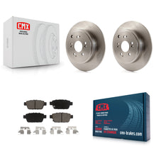 Charger l'image dans la galerie, Rear Disc Brake Rotors And Ceramic Pads Kit For 2006-2014 Honda Ridgeline