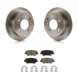 Rear Brake Rotors & Ceramic Pad Kit For 2010 Hyundai Elantra Sedan From 03 23 10