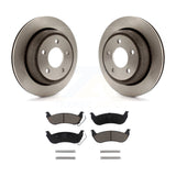 Rear Disc Brake Rotors And Ceramic Pads Kit For Ford Ranger Mazda B2300 B4000