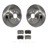 Rear Brake Rotors Ceramic Pad Kit For Lexus IS250 IS350 GS350 GS300 GS450h GS430