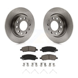 Rear Disc Brake Rotors And Ceramic Pads Kit For 2013-2016 Dodge Dart K8C-102122