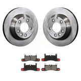 Rear Disc Brake Rotor And Ceramic Pad Kit For Volkswagen Touareg Porsche Cayenne