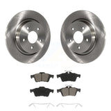 Rear Disc Brake Rotors And Ceramic Pads Kit For Volvo S40 C30 V50 C70 K8C-102128
