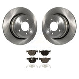 Rear Disc Brake Rotor Ceramic Pad Kit For BMW 530xi 528i xDrive 535i 535xi 525xi