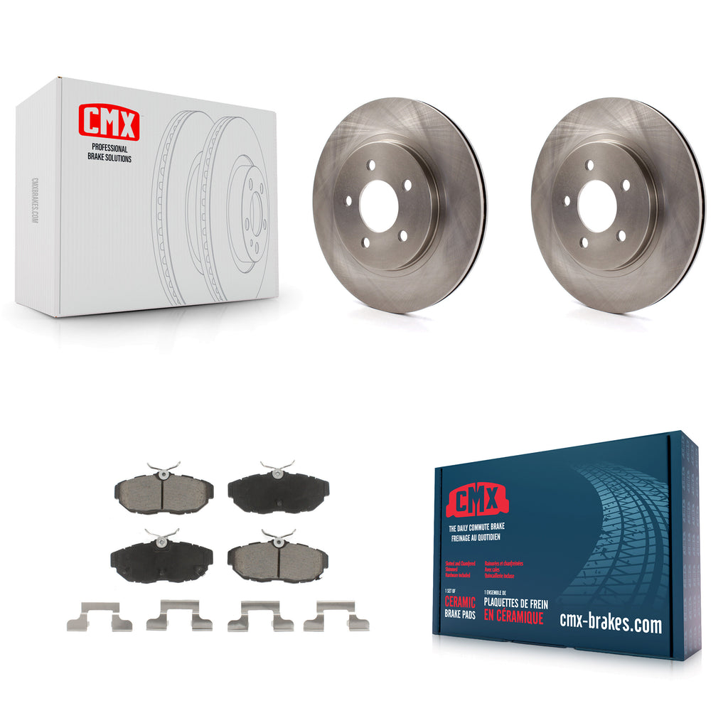 Rear Disc Brake Rotors And Ceramic Pads Kit For Ford Mustang K8C-102132