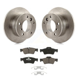 Rear Disc Brake Rotors And Ceramic Pads Kit For 2005-2011 Mercedes-Benz G55 AMG