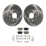 Rear Disc Brake Rotors And Ceramic Pads Kit For Honda Civic Acura CSX ILX